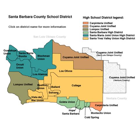 Santa Barbara School District Map - Cape May County Map