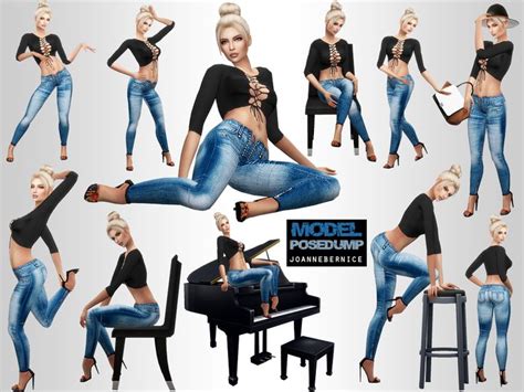 Sims 4 Cc Custom Content Pose Pack By Joanne Bernice Model Hot Sex