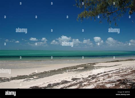 Vilankulo Beach Looking Out Across The Turquoise Waters Towards The