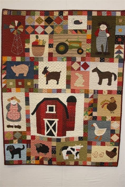 January Farmer In The Dell American Quilting Farm Quilt Patterns