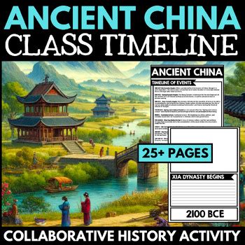 Ancient China Unit Introduction To Ancient China Class Timeline