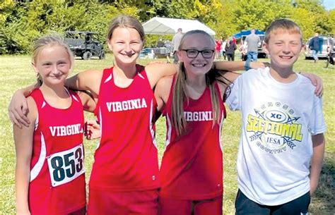 The Virginia Triopia Meredosia Middle School Cross Country Cass