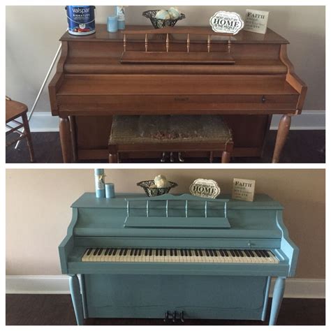 Turned this old piano into a brand new piece. Easy DIY!! | Old pianos ...