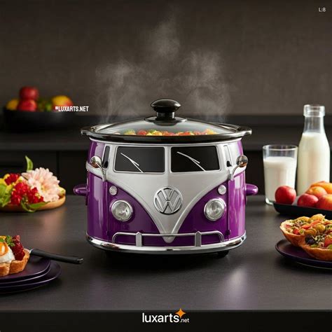 Volkswagen Bus Shaped Slow Cookers Infusing Retro Vibes Into Your