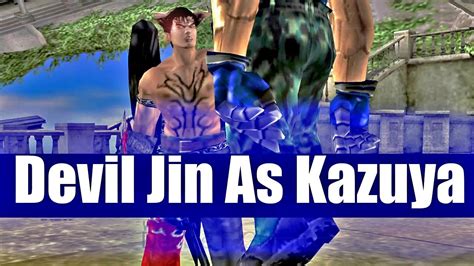 Devil Jin With Kazuya Mishima Moves Gameplay Tekken Requested Youtube