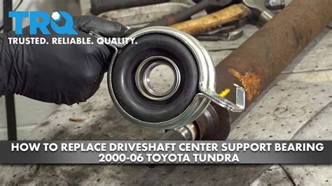 How To Replace Driveshaft Center Support Bearing 2000 2006 Toyota Tundra Youtube