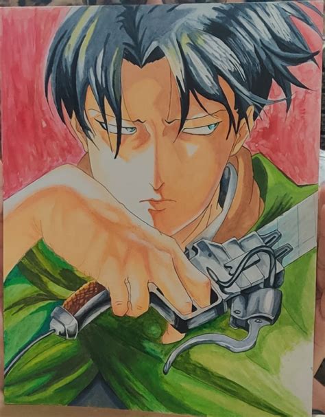 Levi fanart I made :) : r/AnimeART