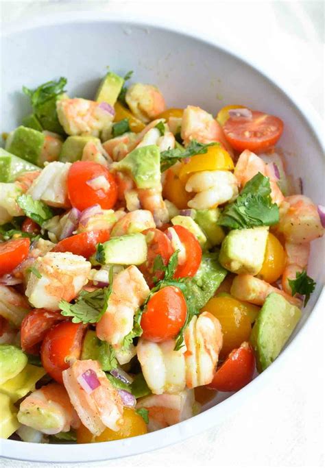 Avocado Shrimp Salad Recipe - WonkyWonderful