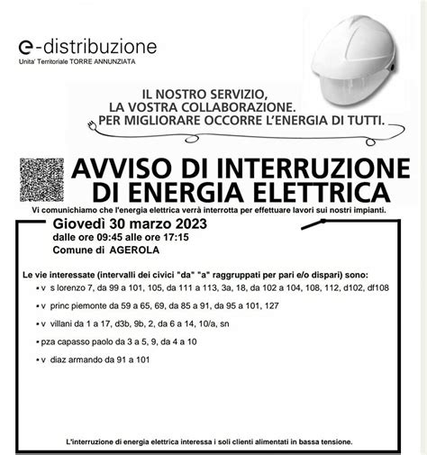 Ad Agerola Interruzione Della Linea Elettrica Qui Dove E Quando