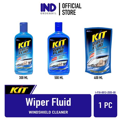 Wiper Fluid Merk Kit 300 400 500 Ml Pouch Botol Windshield Cleaner