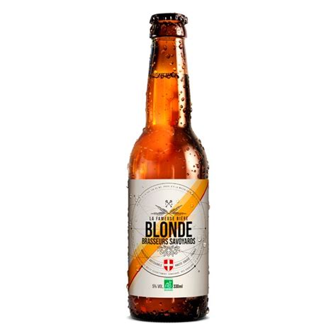 Bière blonde bio Les Brasseurs Savoyards Nature Découvertes