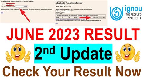 Breaking News IGNOU June 2023 Result 2nd Update Published Check Your