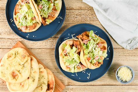 One Pan Mini Chicken Caesar Wraps Recipe Home Chef