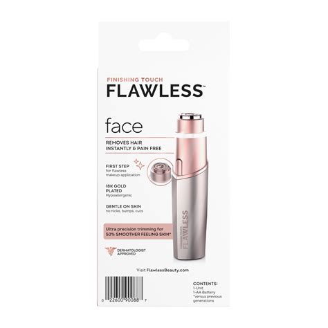 Finishing Touch Flawless Facial Hair Remover For Women Rose Gold