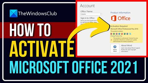 How To Activate Microsoft Office 2024 2021 Or 365 On Windows 11 YouTube