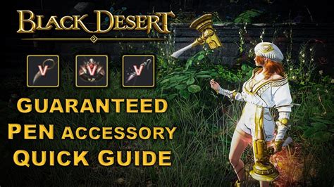 Bdo Jetina Guaranteed Pen Accessory Quick Guide Youtube