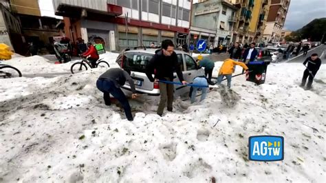 Meteo Torino Grandinata Record Mezza Citt Seppolta Dalla Grandine