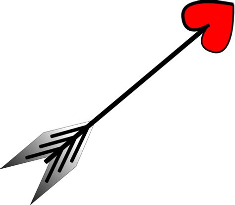 Arrow Heart Rotated Clip Art at Clker.com - vector clip art online, royalty free & public domain