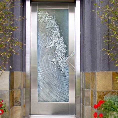 25 Amazing Beach Style Entryway Decor Ideas Etched Glass Door Door Glass Design Glass Door