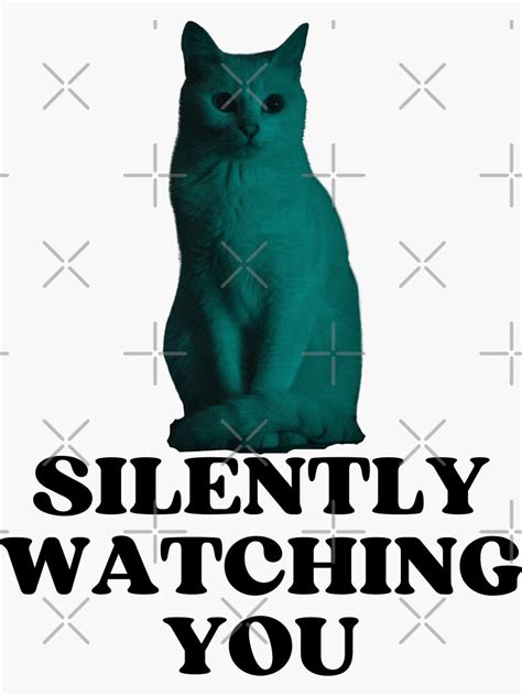 Silently Watching You Funny Cat Pictures With Captions And Cat