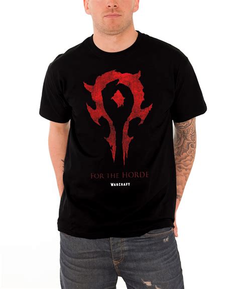 World Of Warcraft T Shirt Mens Movie Game Horde Alliance New Official Gamer Top