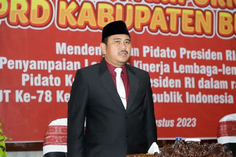 Bupati Bungo H Mashuri Sp Me Hadiri Rapat Paripurna Hut Ri Ke