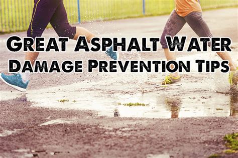 Great Asphalt Water Damage Prevention Tips Eagle Rock