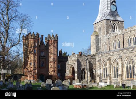 Hadleigh Church Town Centre Suffolk Stock Photo Alamy