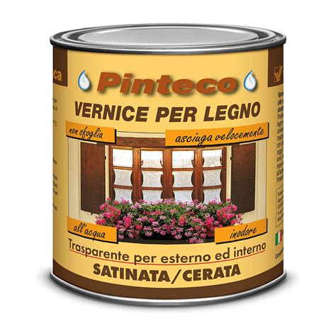 Vernice All Acqua Pinteco Satinata VELECA 750 ML Fercolor