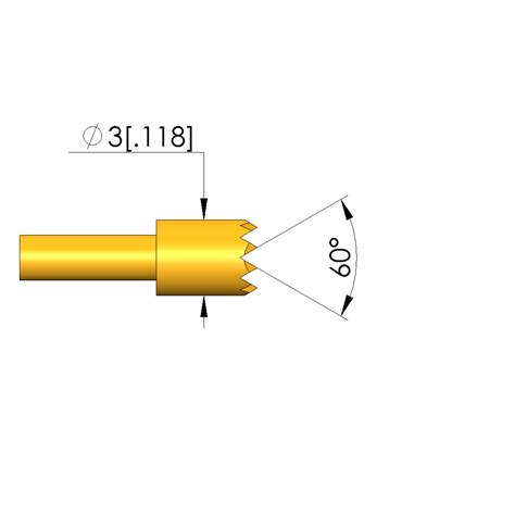 Spring Loaded Test Probe Gks A M Item Ingun