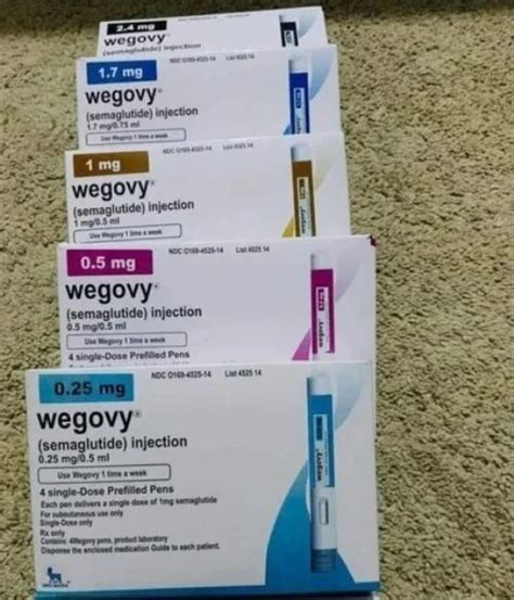 Wegovy Semaglutide Injection Mg Mg Mg Mg Mg New