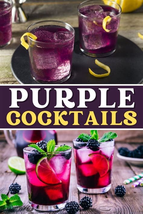 Pretty Purple Cocktails Insanely Good