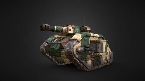 Leman Russ Main Battle Tank Buy Royalty Free D Model By Dartillery