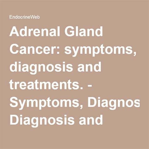 16 best Adrenal Gland Cancer Awareness images on Pinterest | Adrenal ...