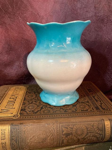 K T And K Semi Vitreous Porcelain Boudoir Set Ombre Aqua Teal Etsy