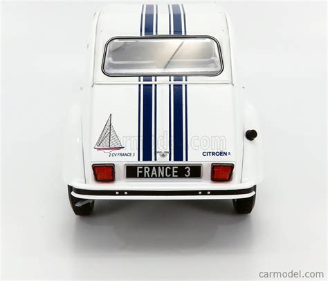 Z Models Zmd Scale Citroen Cv France White Blue