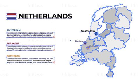 Netherlands Map Vector