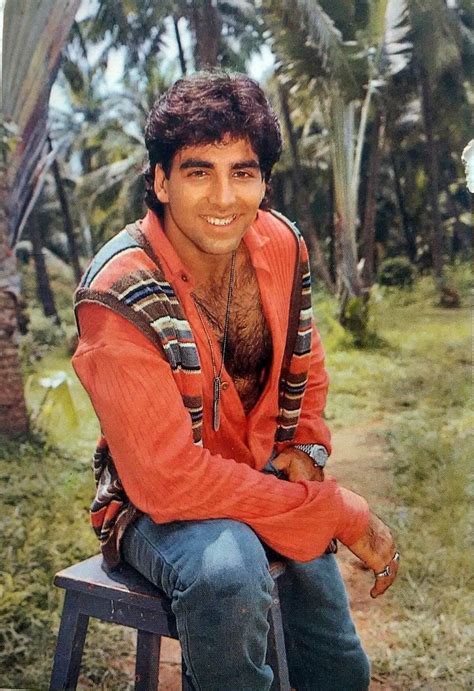 Akshay Kumar During The Making Of Suhaag 1994 Akshaykumar Vintage