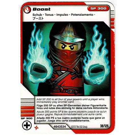 Lego Ninjago Masters Of Spinjitzu Deck Game Card Boost