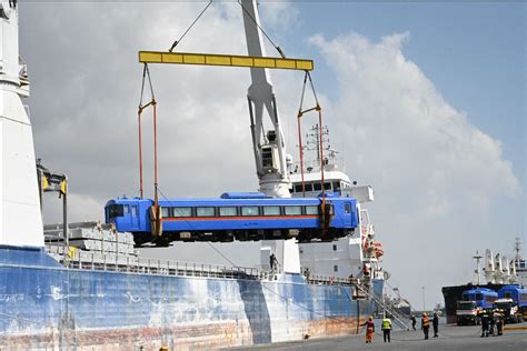 Ghana Ports Harbours Authority 7 Trains Transshipped From Port Of