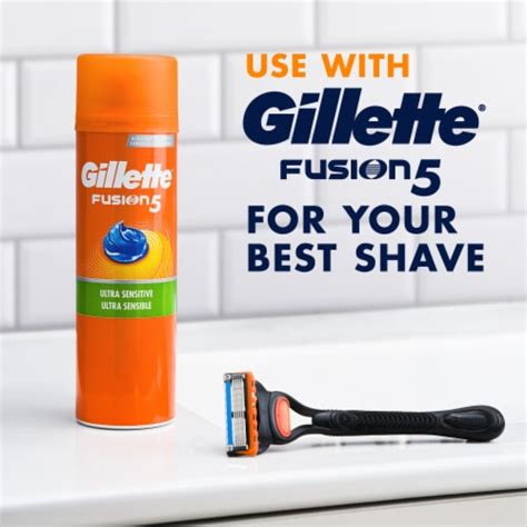 Gillette Fusion With Aloe Vera Ultra Sensitive Twin Pack Shave Gel