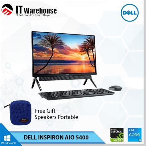 DELL Inspiron AIO 5400 Touch I5 1135G7 8GB 1TB 256GB SSD MX330 Win10