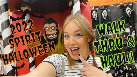 2022 Spirit Halloween Walk Thru Mini Haul Youtube