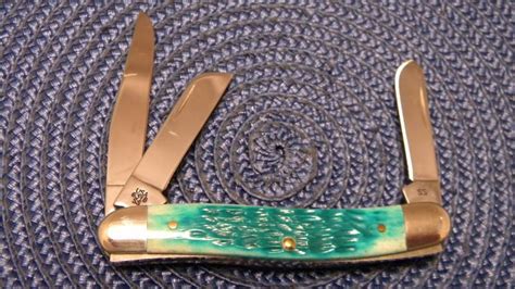 Case XX USA 2011 Sea Green Bone 6318 SS Limited Edition Stockman Knife