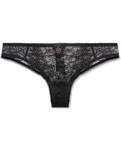 Black Emporio Armani Lingerie For Women Lyst