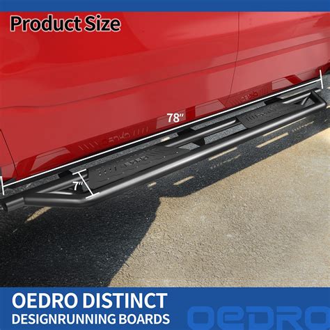 Oedro Running Boards Compatible With Toyota Tacoma Double