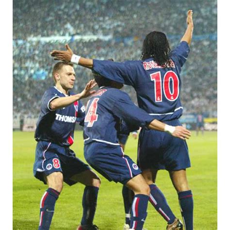 PSG 2002 2003 Ronaldinho 10 Homekit Nameset Printing