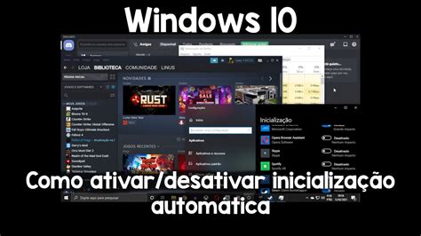 Windows 10 Como Ativar Desativar Programas Que Abrem O Windows