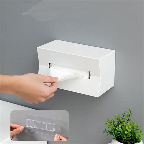 Creative Wall Mounted Paper Storage Box Tissue Box Hongxing