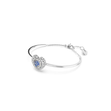 Bracelet Femme Swarovski Hyperbola Soft Heartt 5680393 Bleuargent Sur Bijourama Référence